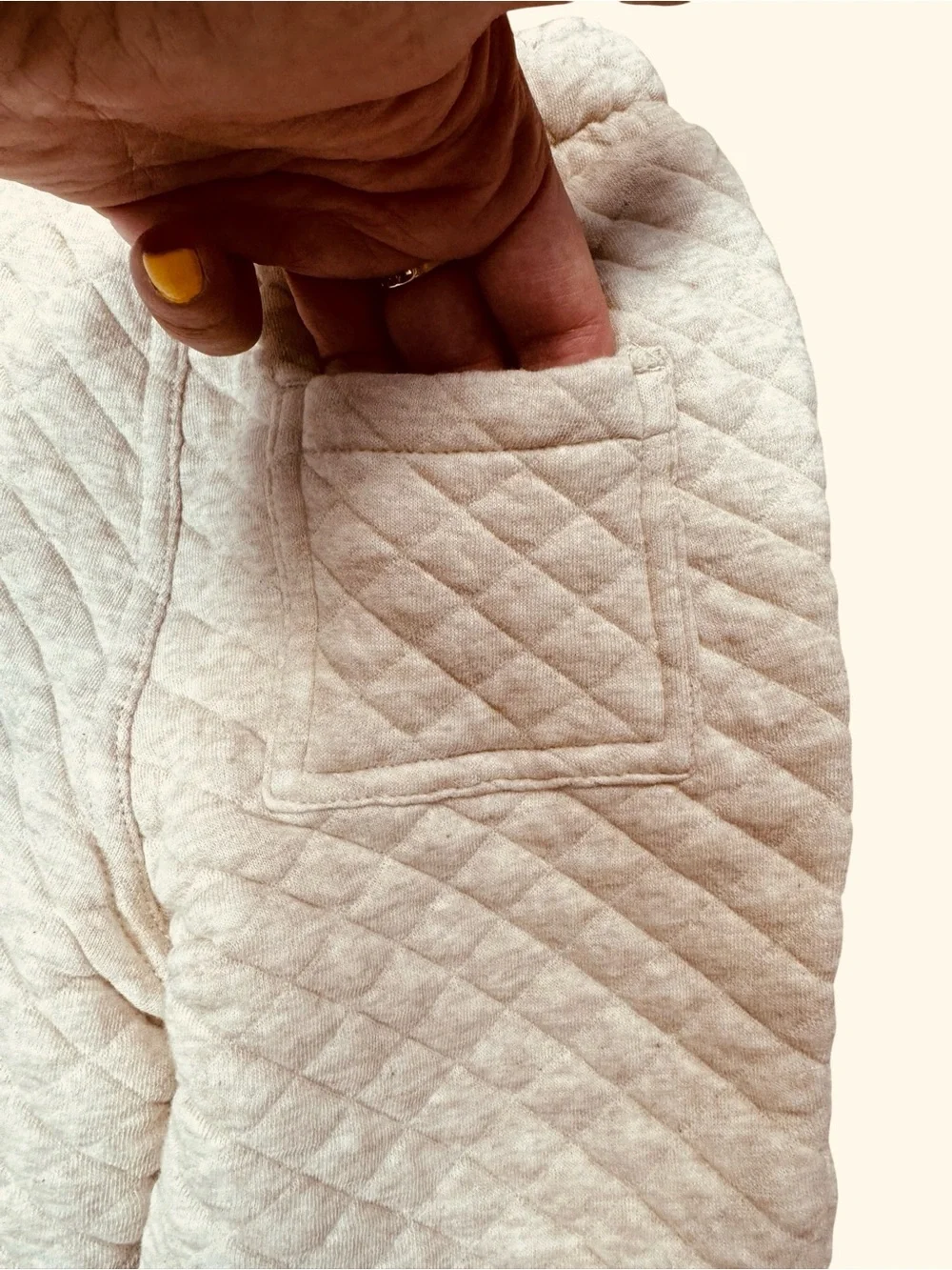 NWT New Gymboree Quilted Jogger Beige Cotton Pants Size 2T